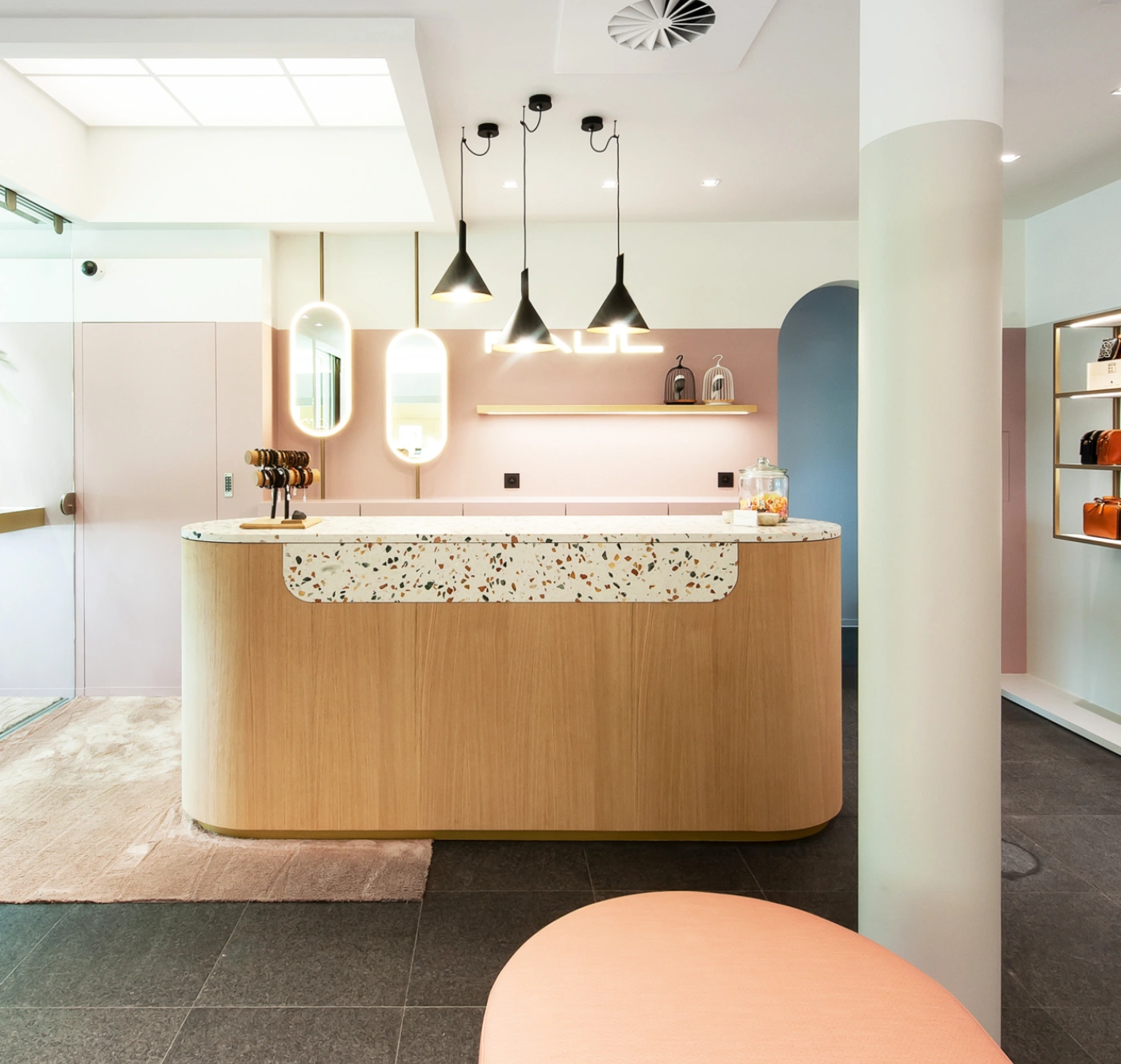 Winkelinrichting in Terrazzo Murano - Dumoulin