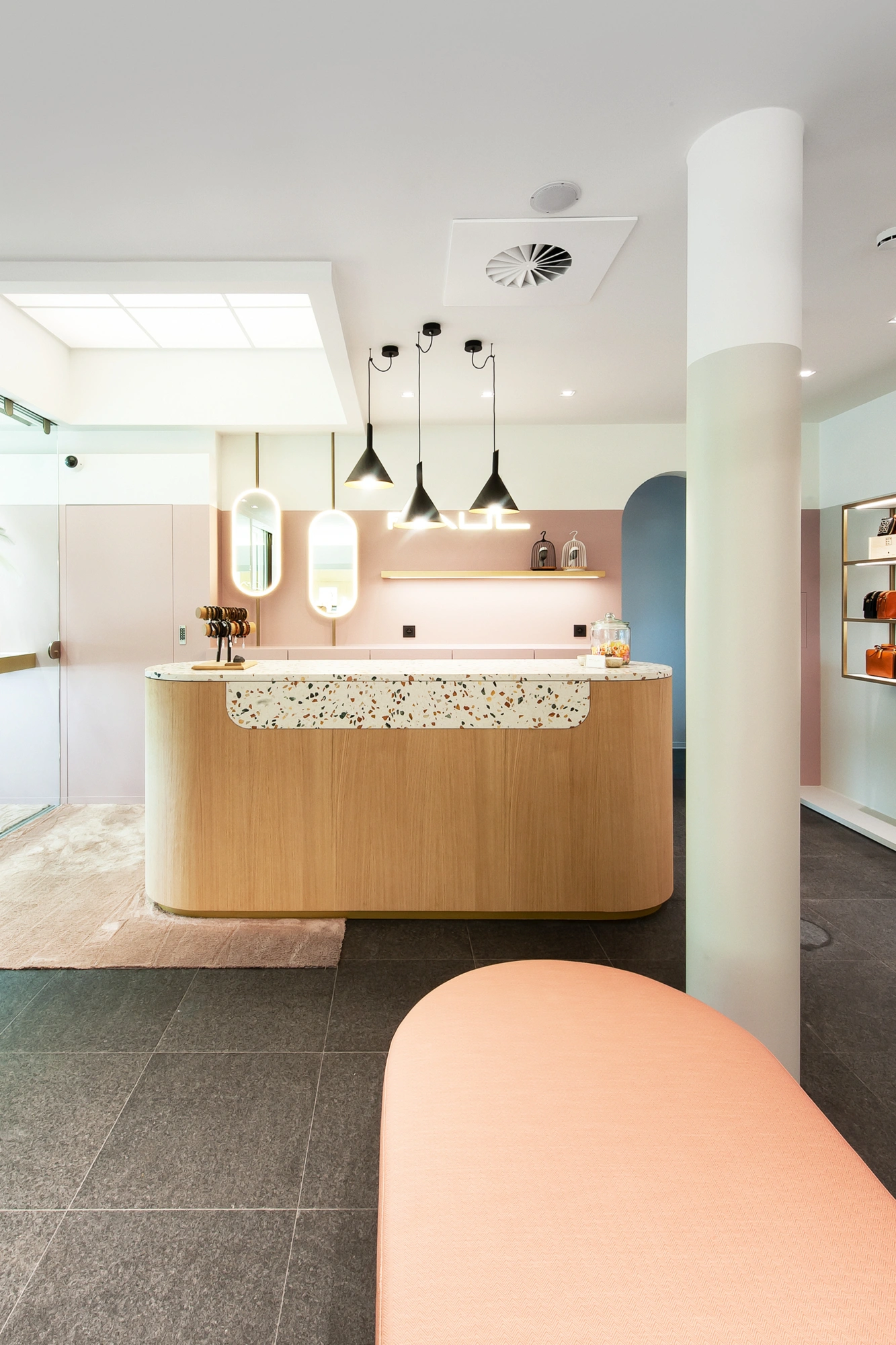 Winkelinrichting in Terrazzo Murano - Dumoulin